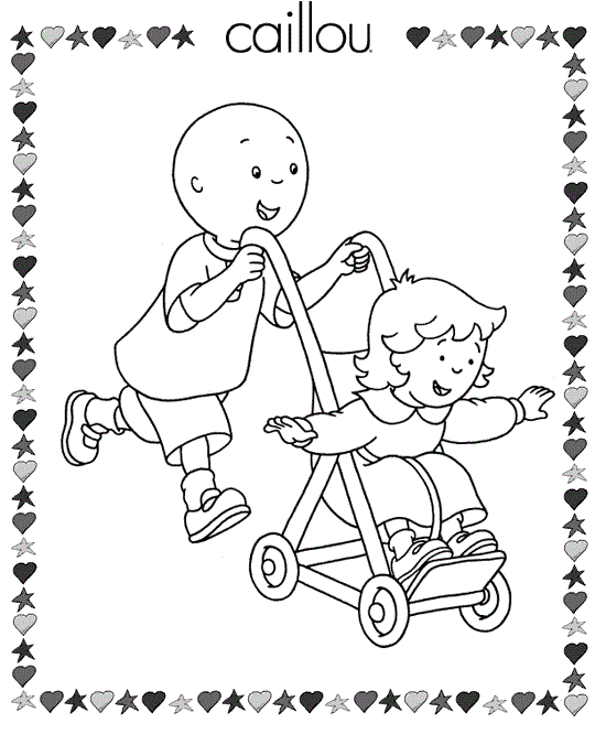 caillou printable coloring pages - photo #7