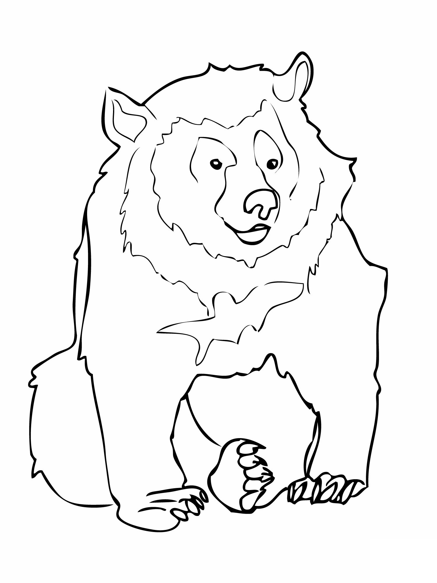 Free Printable Bear Coloring Pages For Kids