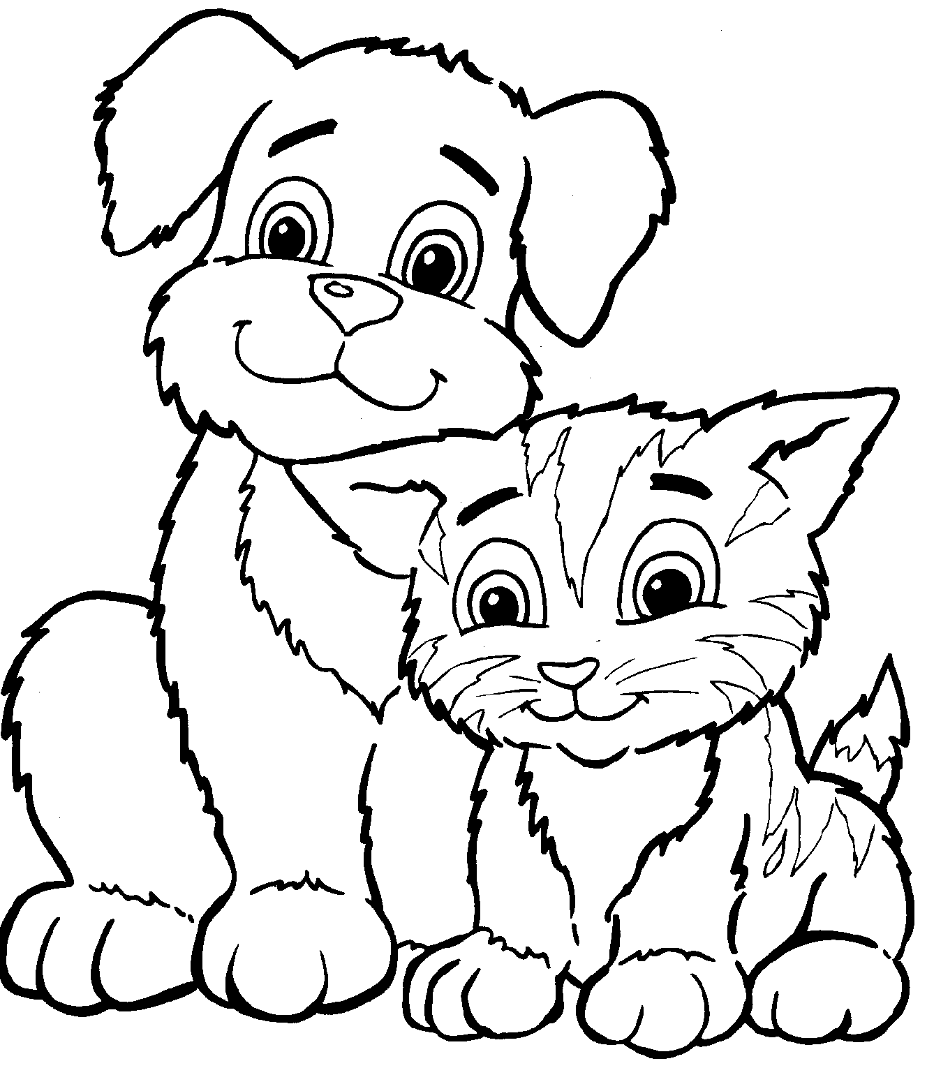 images of cat coloring pages - photo #30
