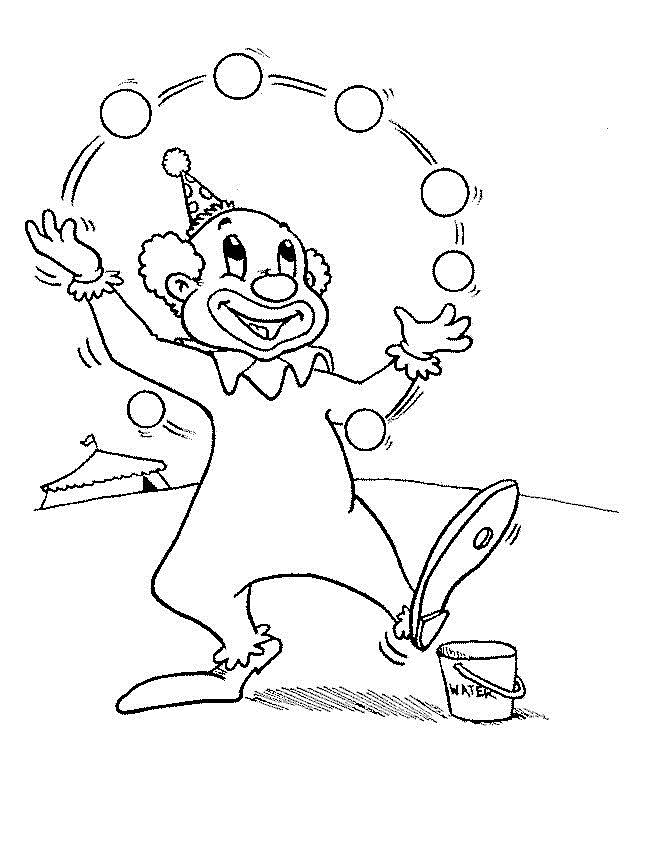 Free Printable Clown Coloring Pages For Kids