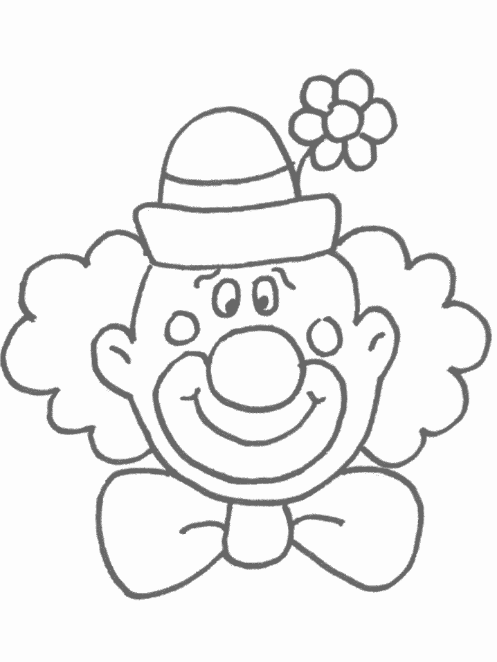 Free Printable Clown Coloring Pages For Kids