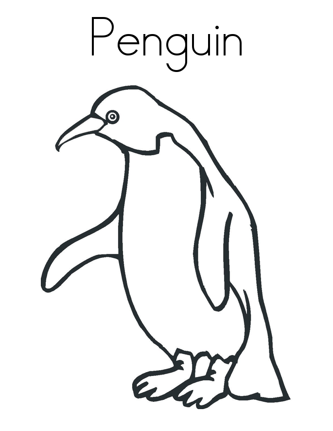 penquins coloring pages - photo #16