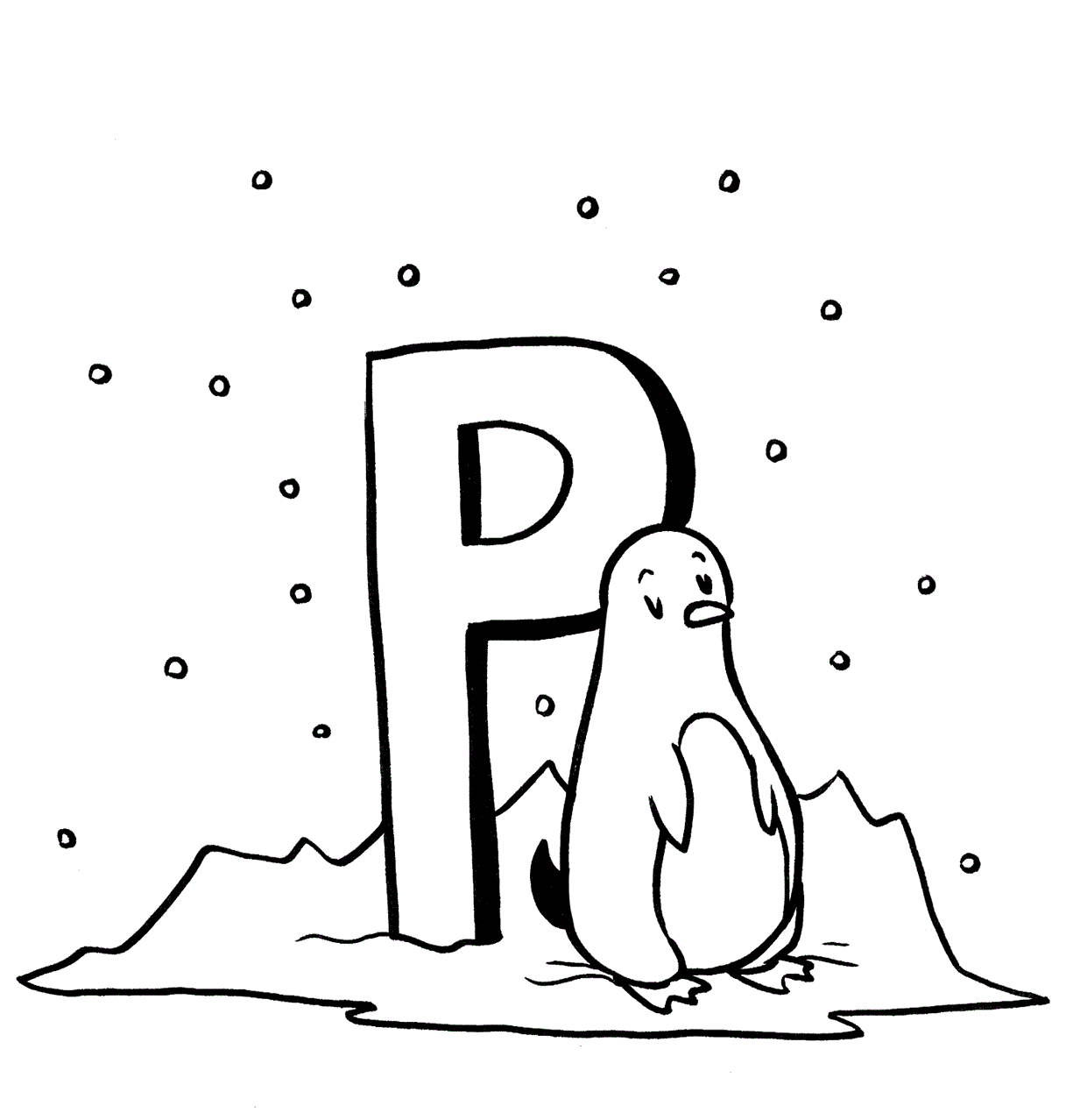panguin coloring pages - photo #34
