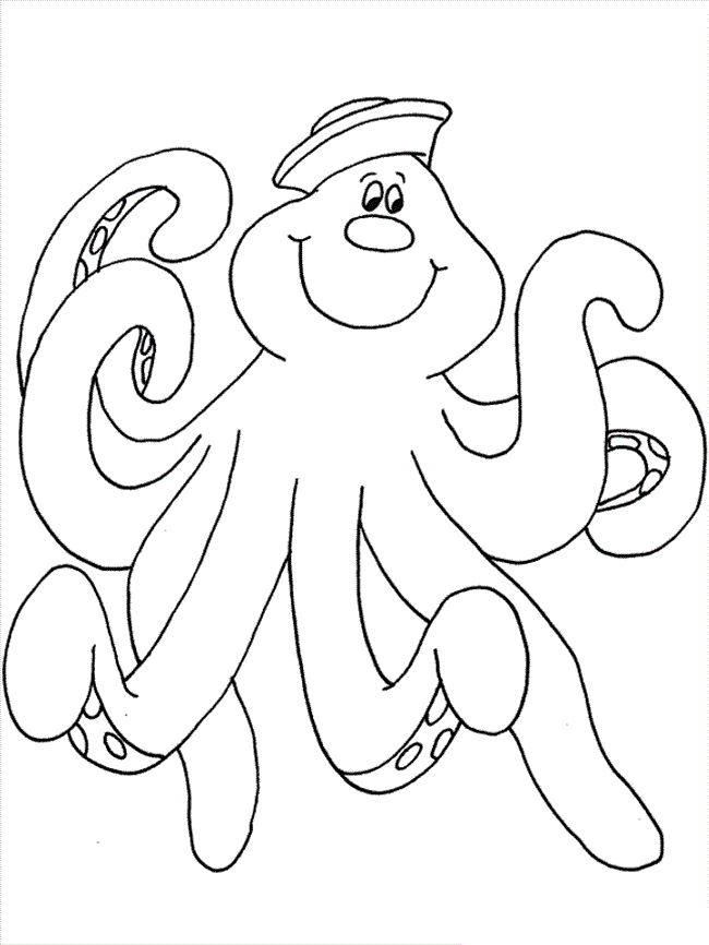 printable coloring pages octopus - photo #25