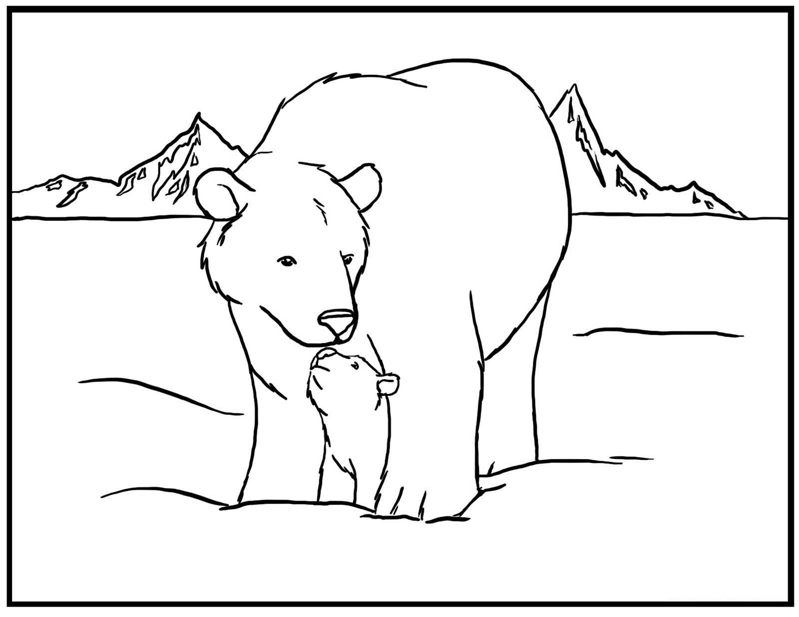 Free Printable Bear Coloring Pages For Kids