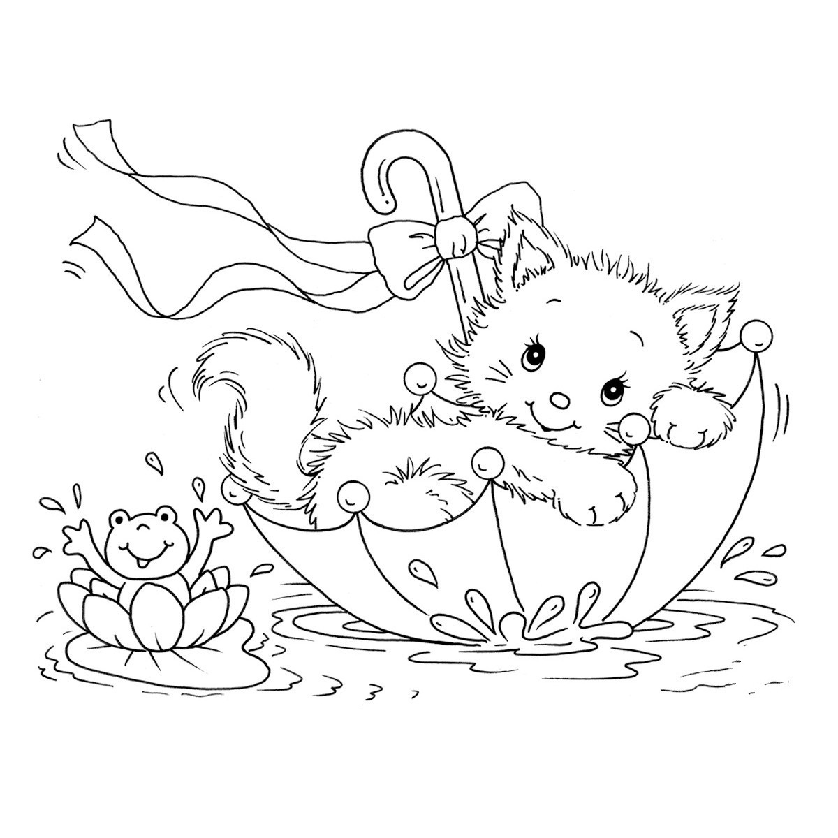 cat coloring pages