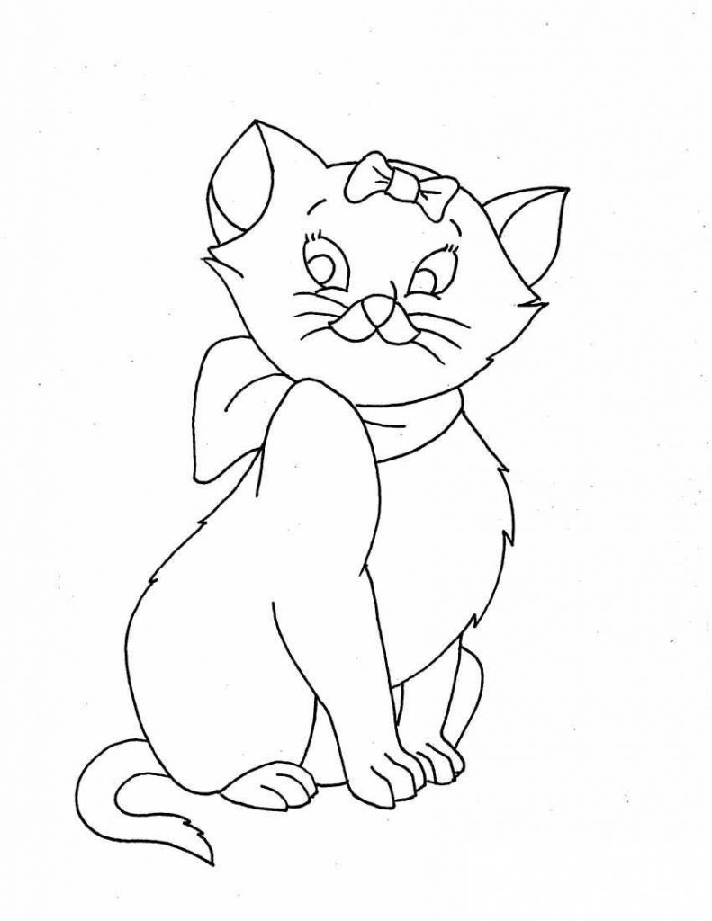 Free Printable Cat Coloring Pages For Kids