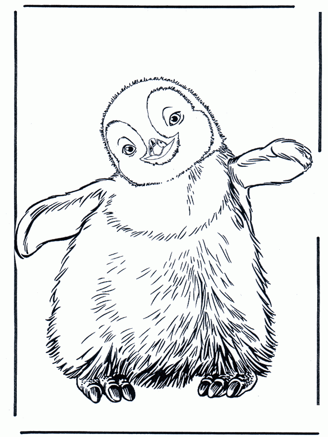 Free Printable Penguin Coloring Pages For Kids