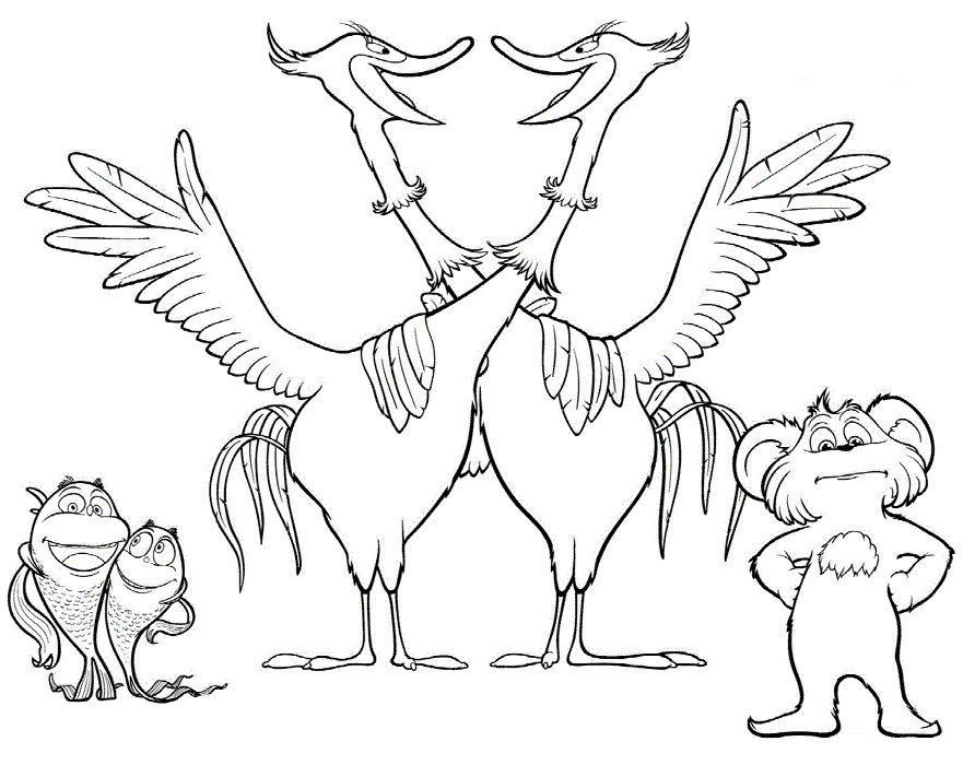 dr seuss characters coloring pages - photo #34