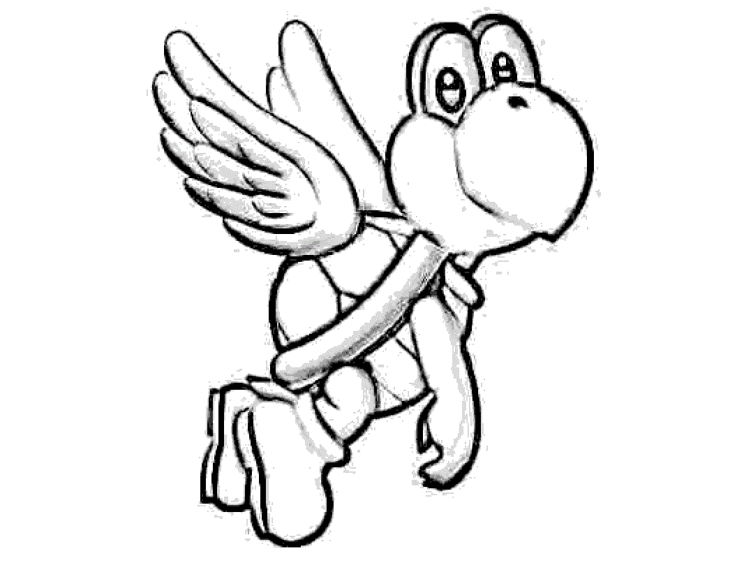 yoshi coloring pages for kids - photo #26