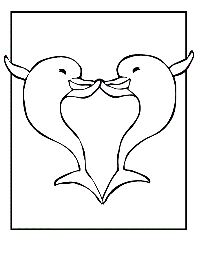 Free Printable Dolphin Coloring Pages For Kids