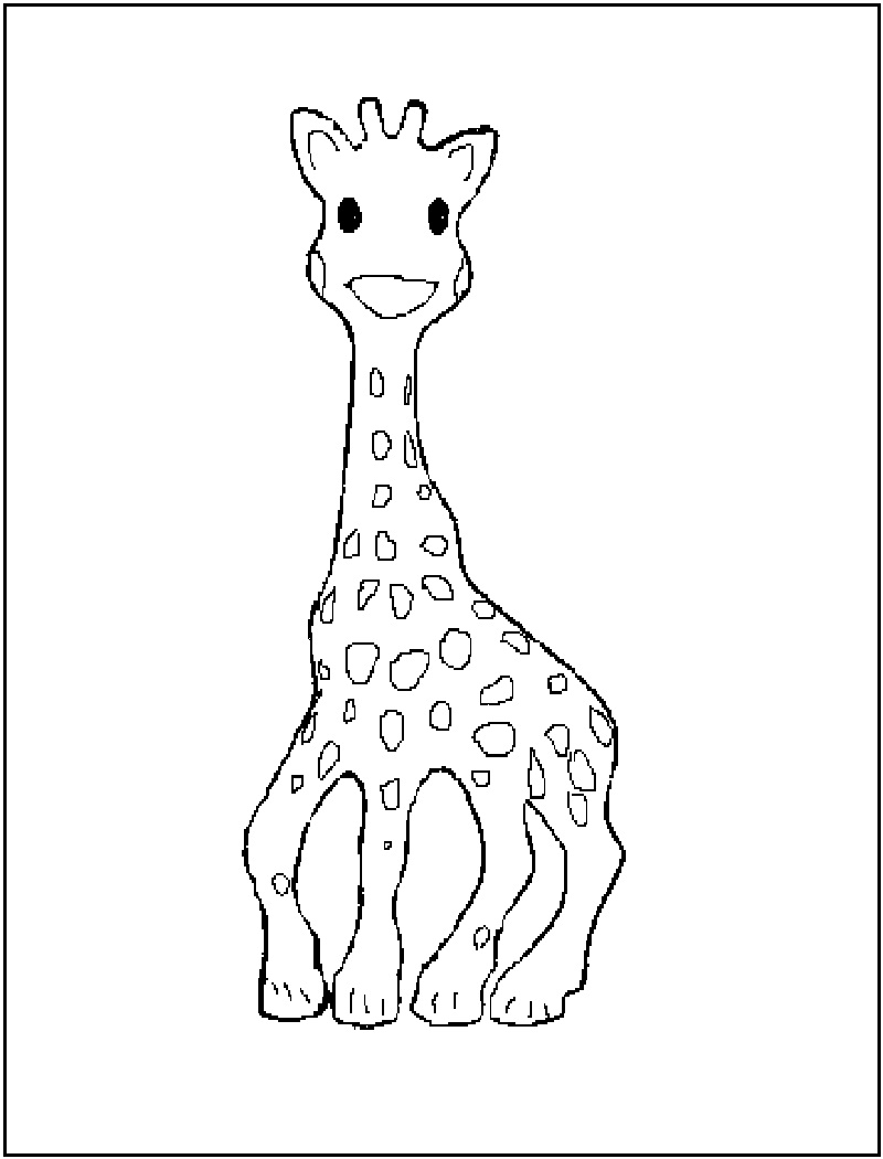 Free Printable Giraffe Coloring Pages For Kids