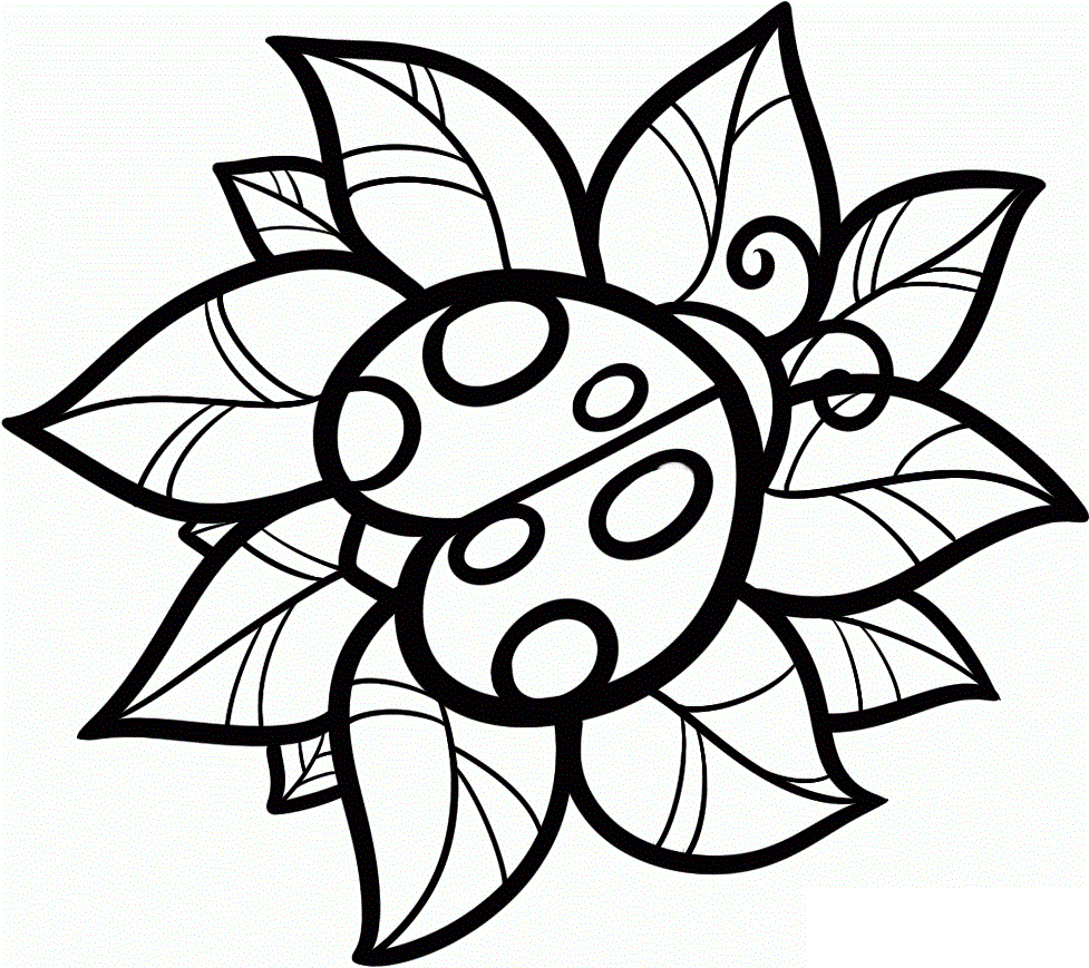 lady bug coloring pages - photo #26