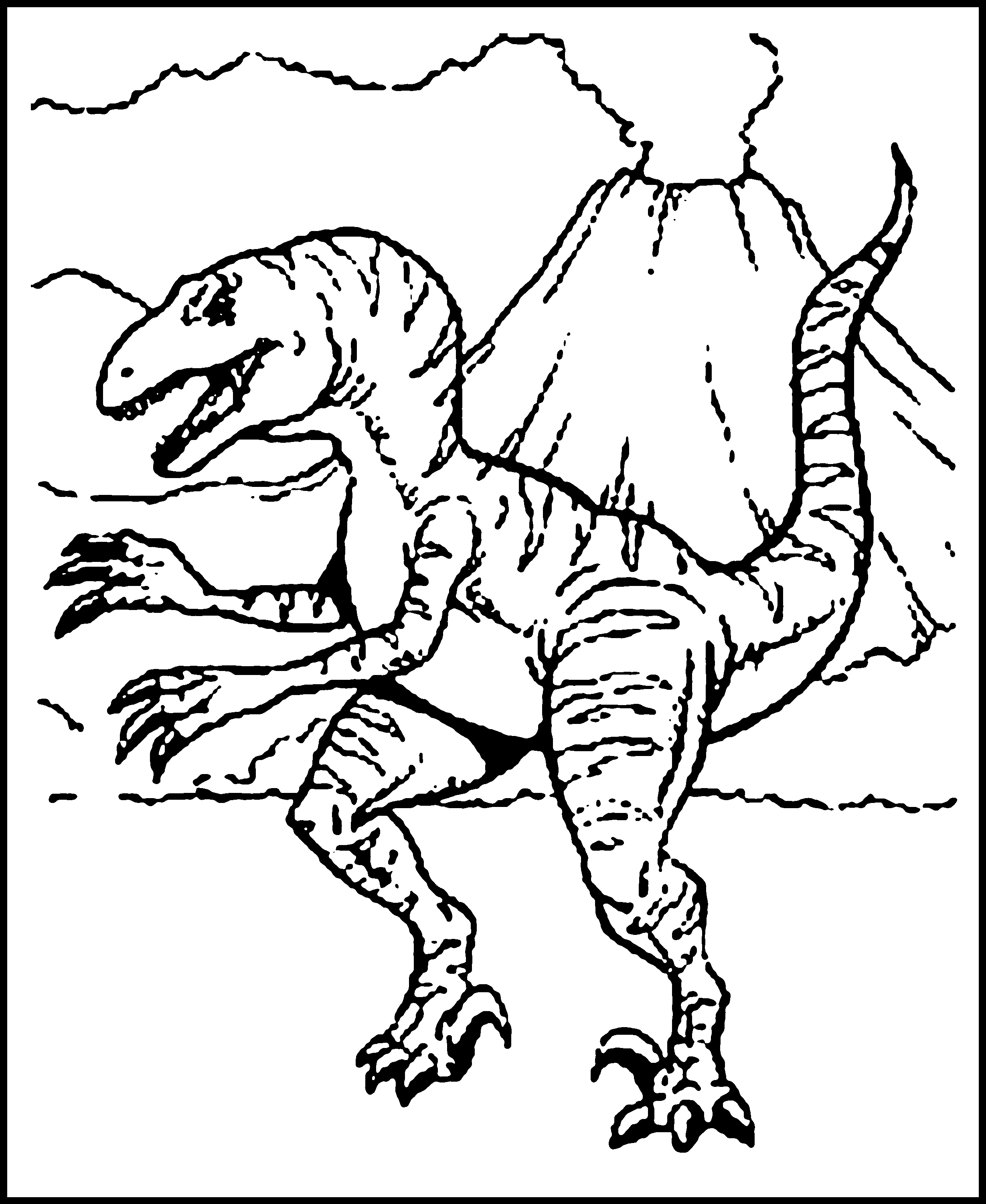 dinosaur coloring book pages free - photo #22