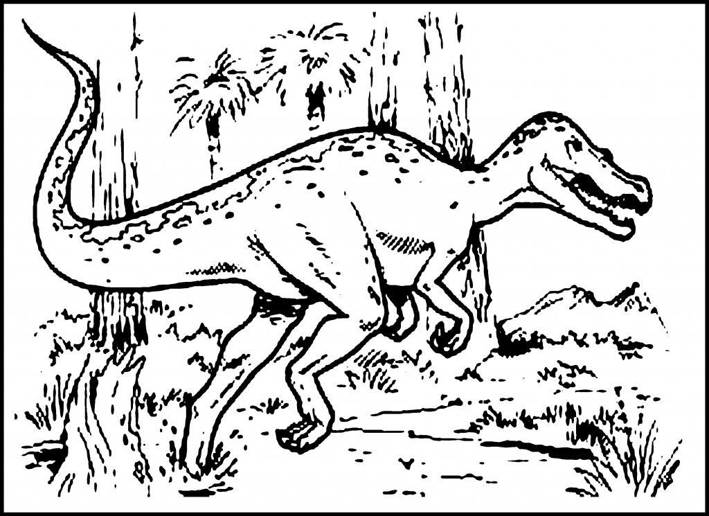 dinosaur coloring book pages free - photo #31