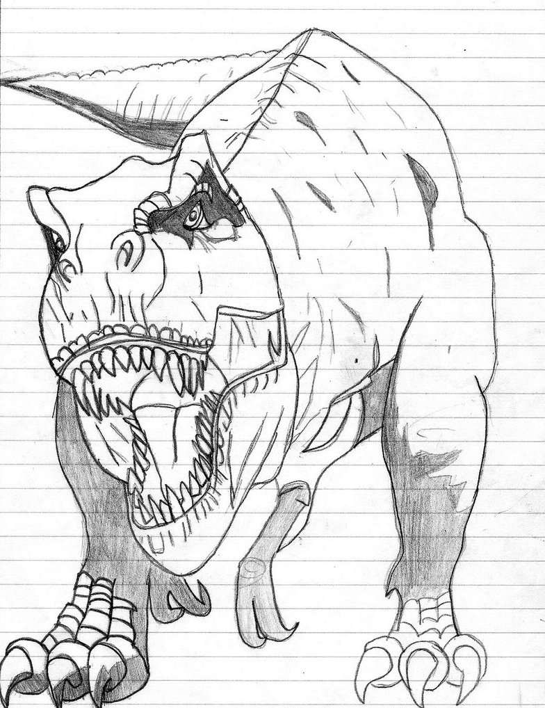 dinosaur coloring book pages free - photo #24