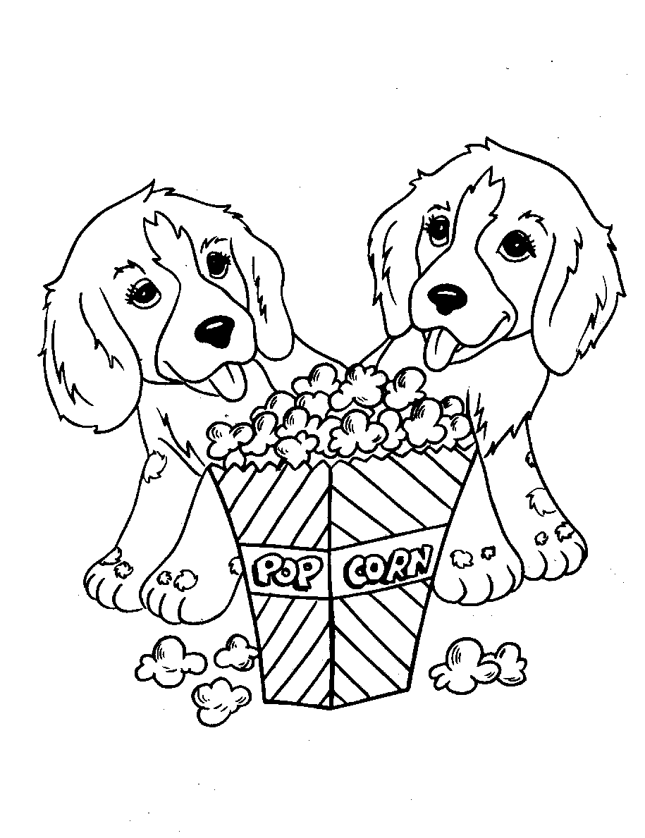 p is for puppy coloring pages - photo #36