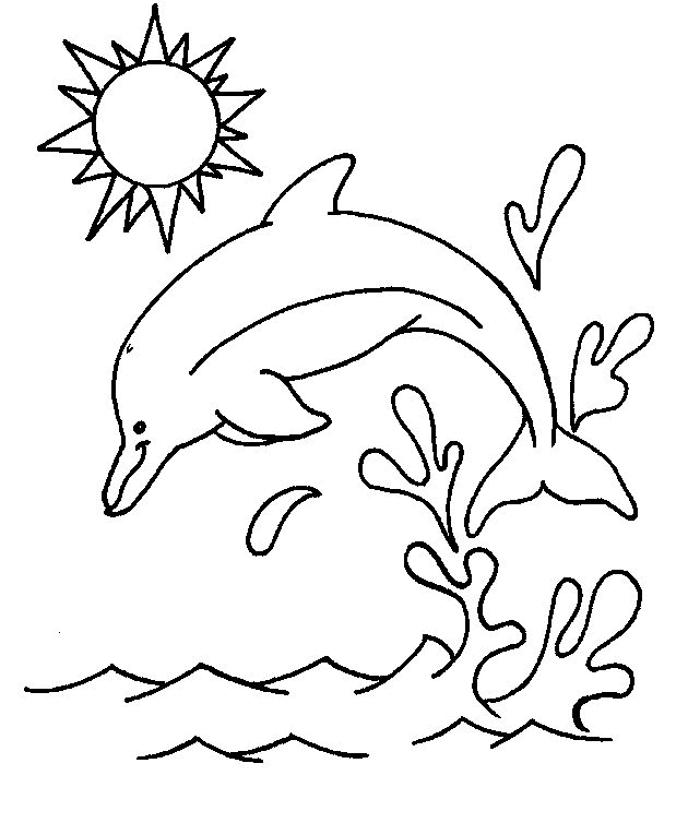 Free Printable Dolphin Coloring Pages For Kids