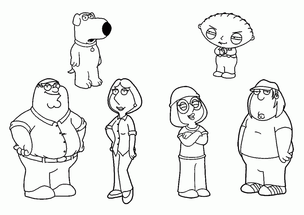 Free Printable Family Guy Coloring Pages For Kids