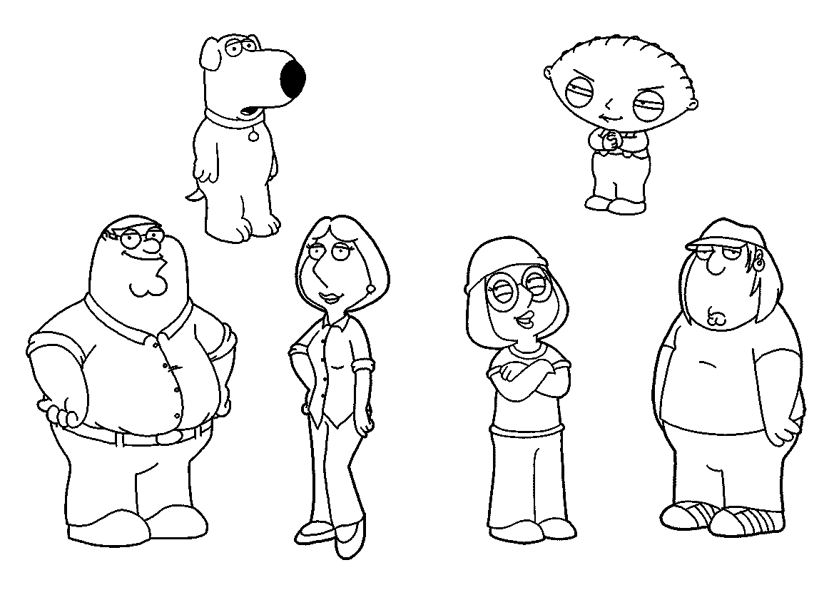 Family Guy Coloring Page
