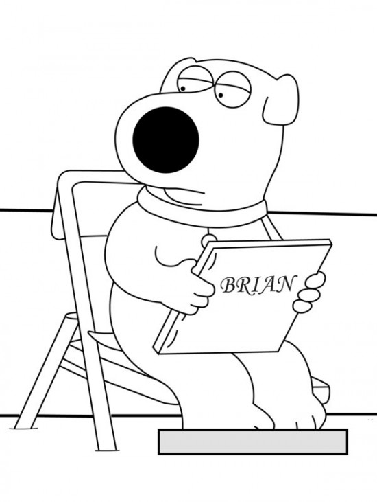 family guy coloring pages online - photo #4
