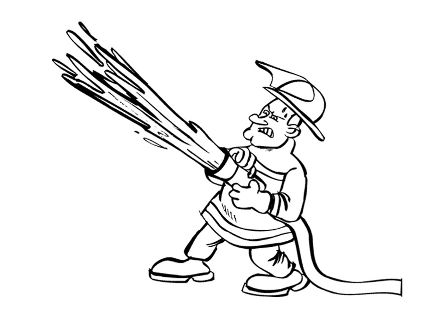 fireman coloring book pages - photo #42