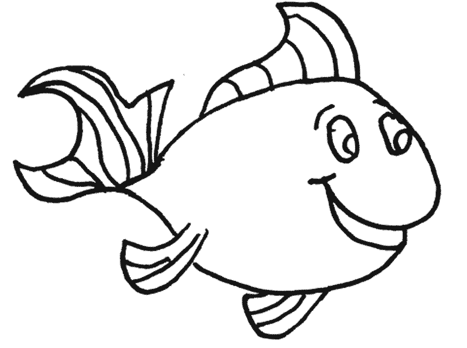 Free coloring pages of fin of a fish