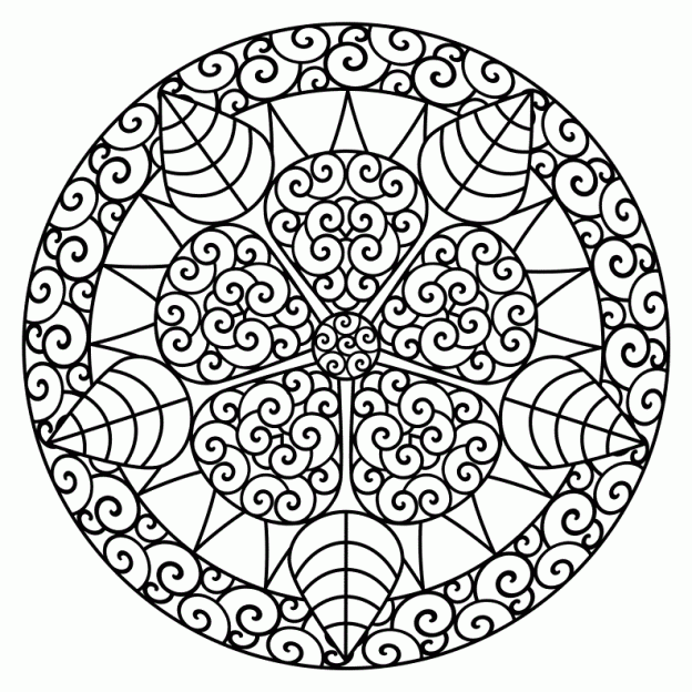 abstract design coloring pages - photo #11