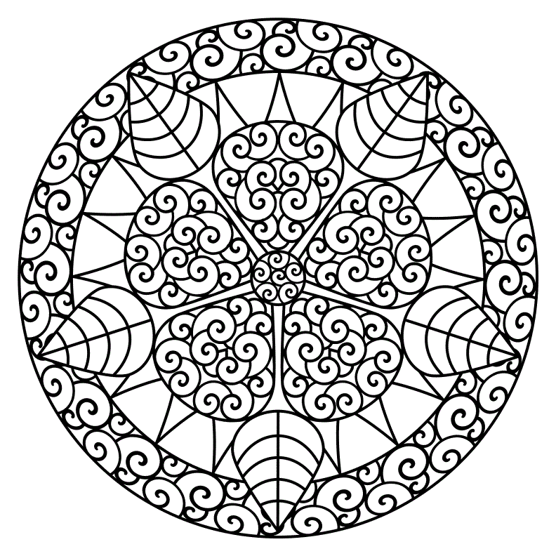 abstract printable coloring pages - photo #12