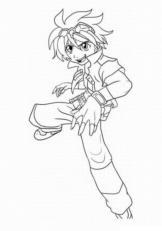 bakagan coloring pages - photo #23