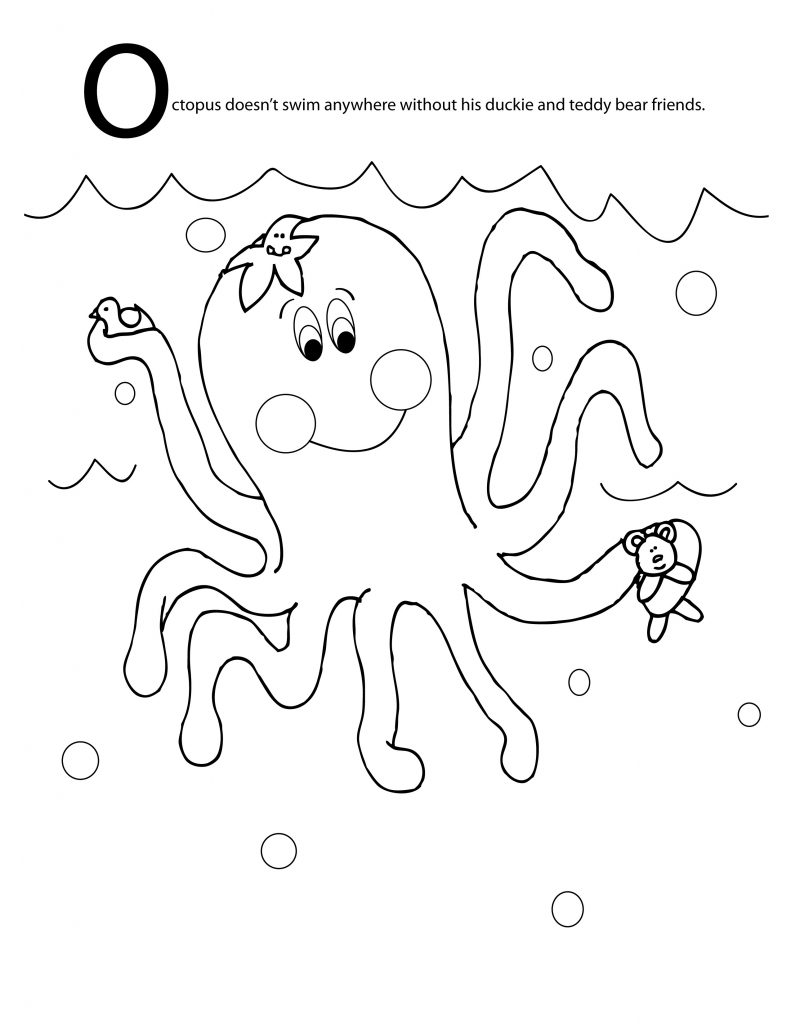 octopus coloring pages to print out - photo #21