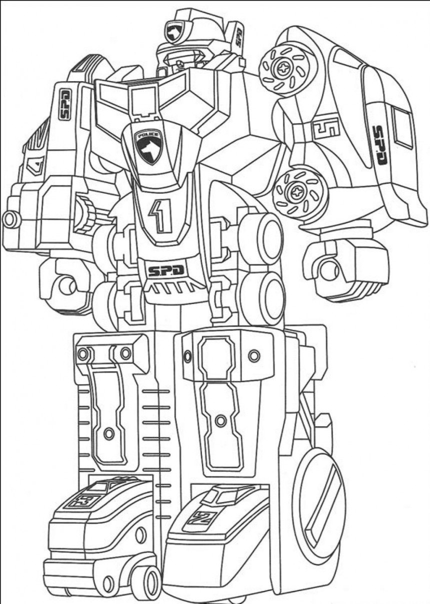 Free Printable Robot Coloring Pages For Kids