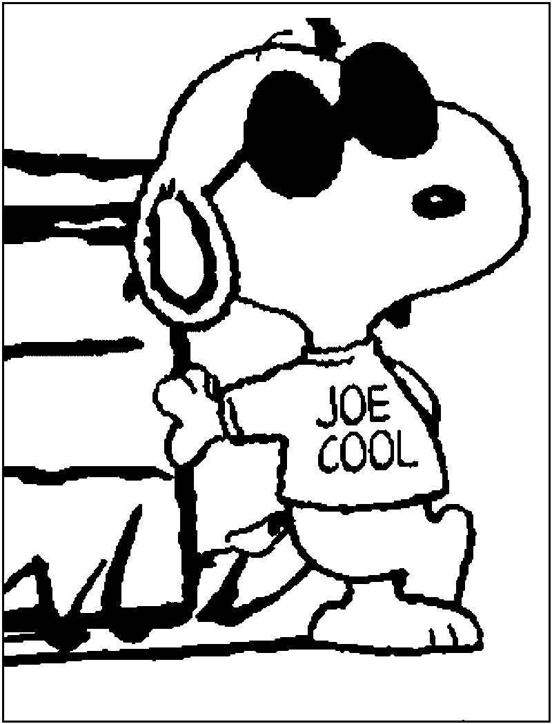 peanuts comic coloring pages - photo #50