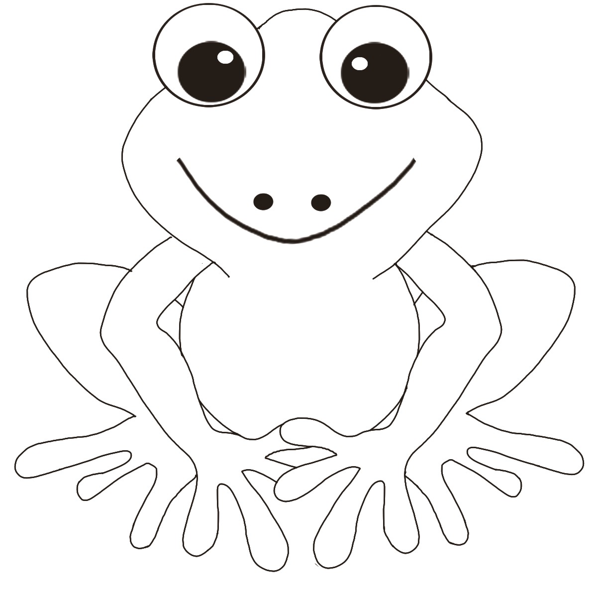 Cute Cartoon Frogs Coloring Pages | www.galleryhip.com - The Hippest Pics