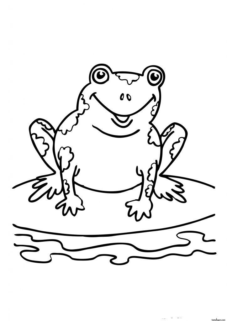 queen frog coloring pages for kids - photo #25