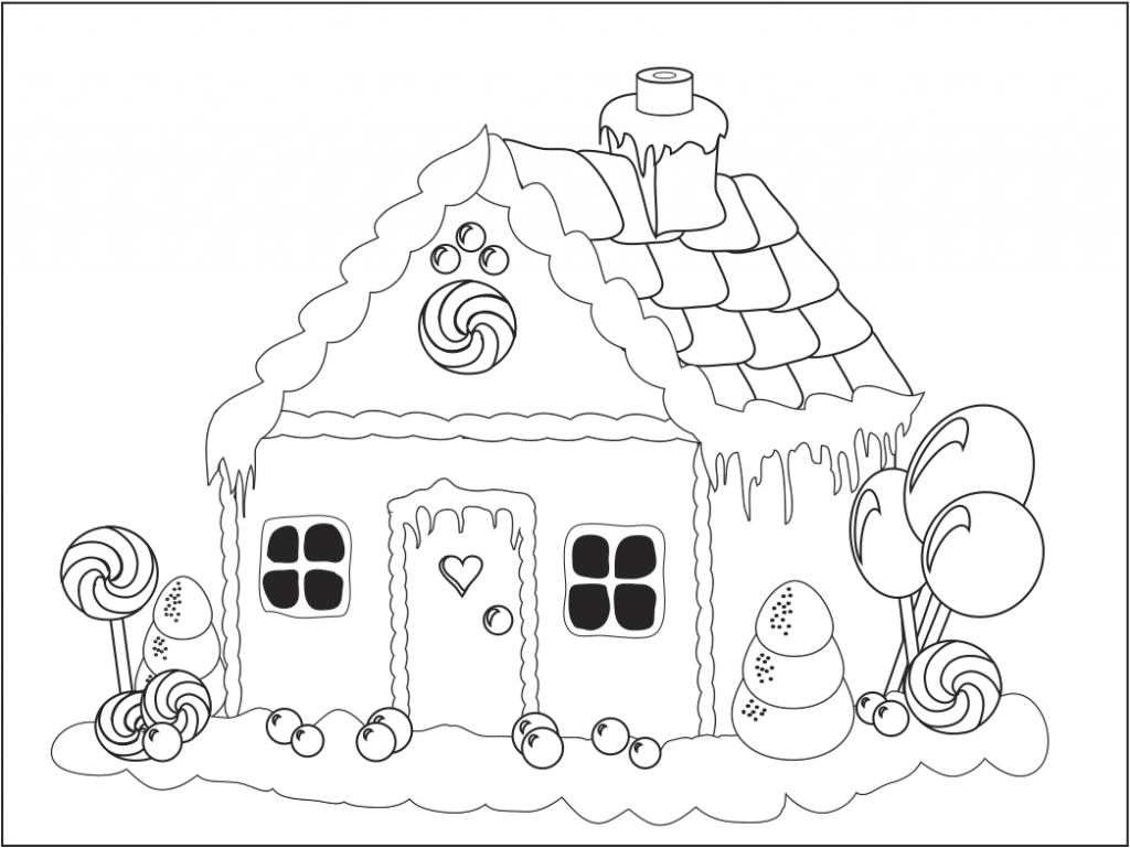 Free Printable House Coloring Pages For Kids