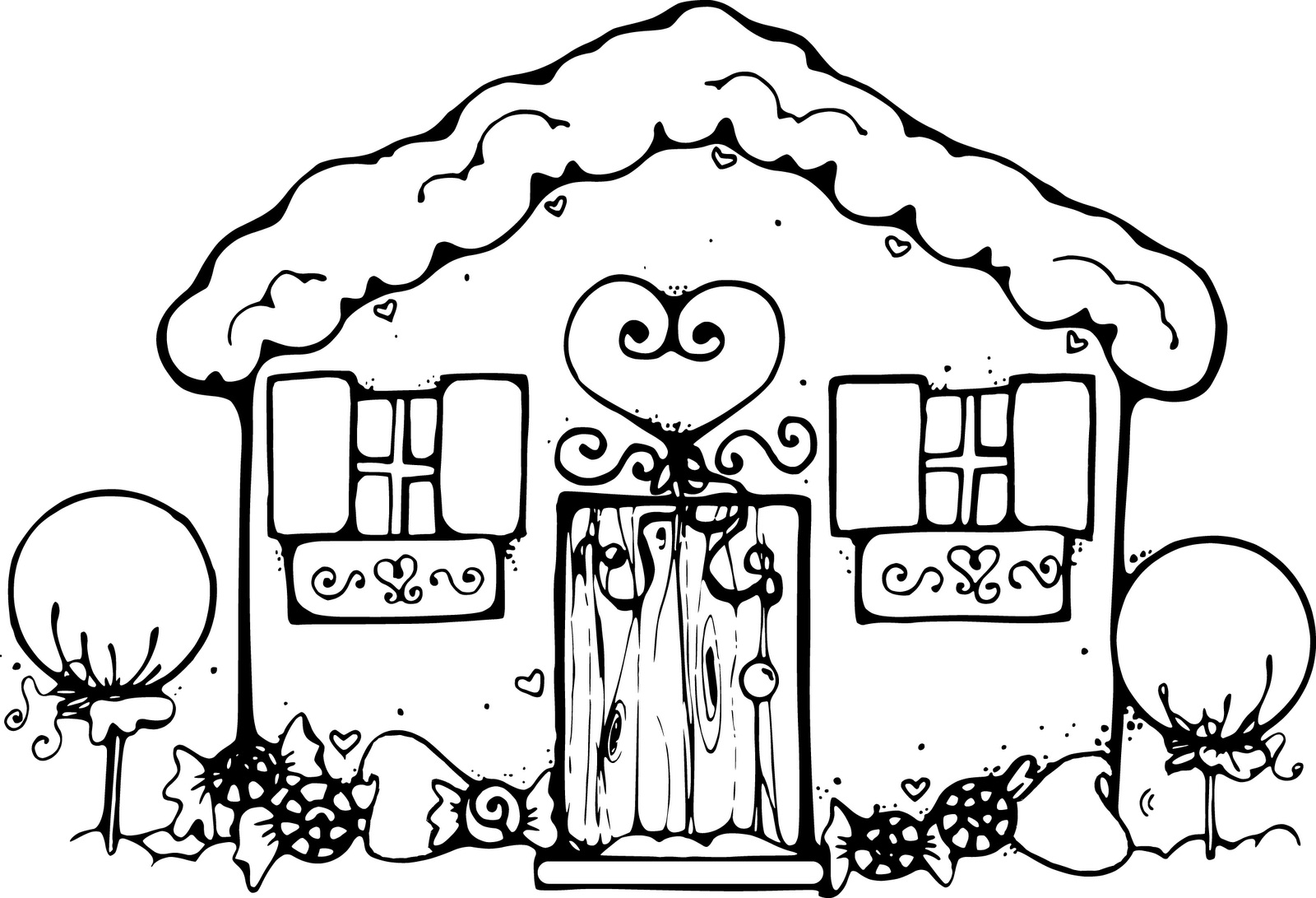 a house coloring pages - photo #45