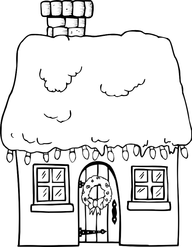 Free Printable House Coloring Pages For Kids