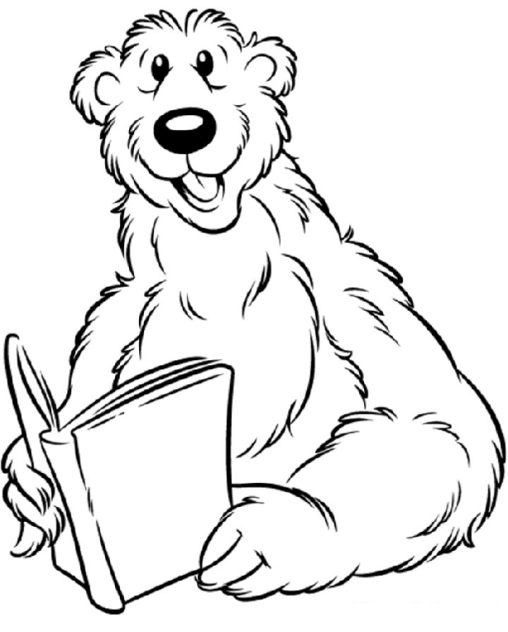 coloring pages of bears - photo #50