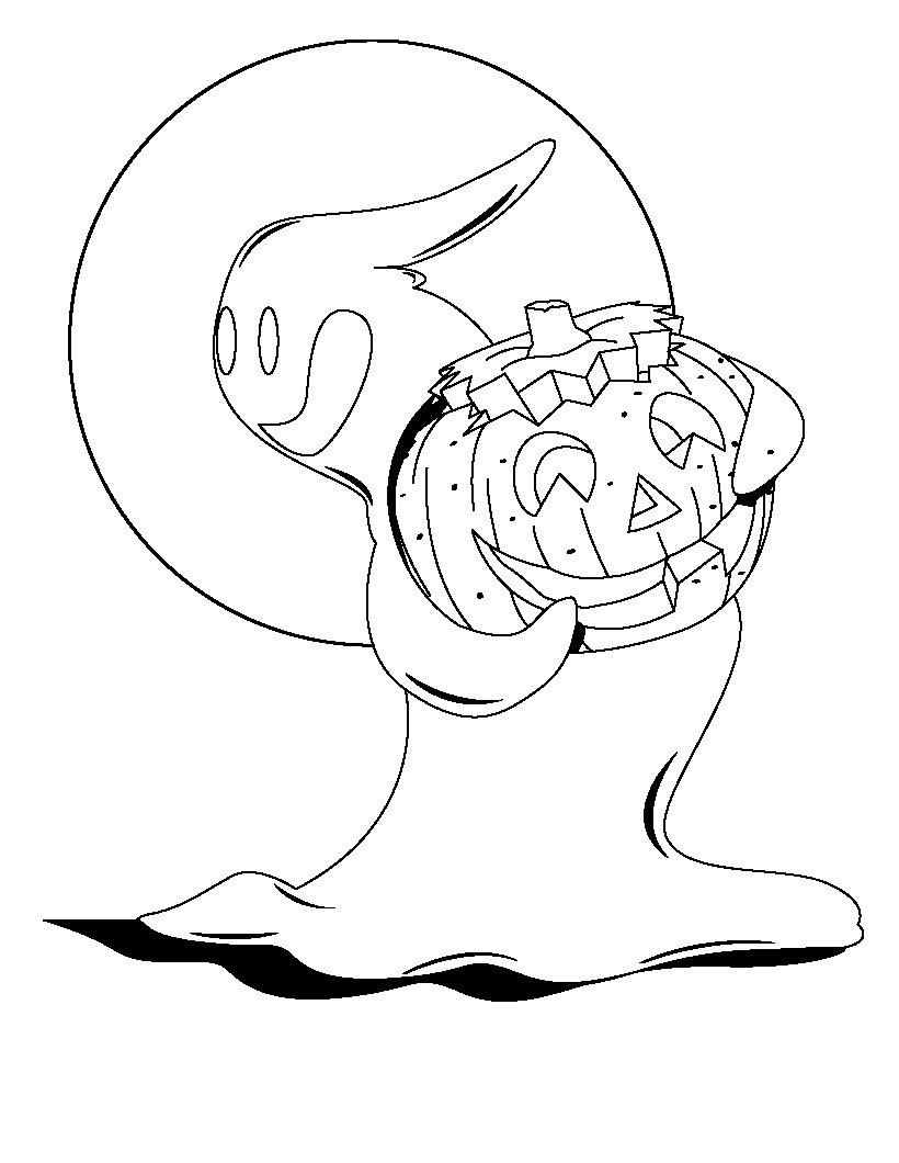 Free Printable Ghost Coloring Pages For Kids