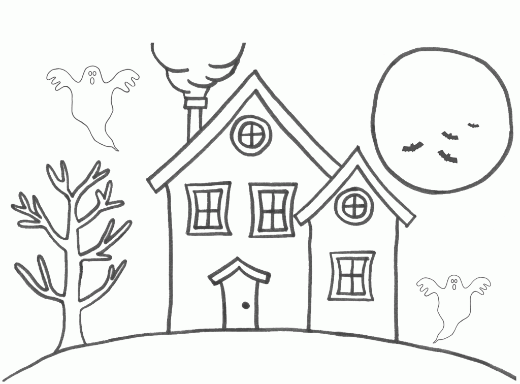 Free Printable House Coloring Pages For Kids