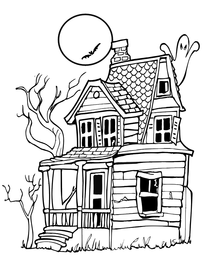 mansions coloring pages - photo #19