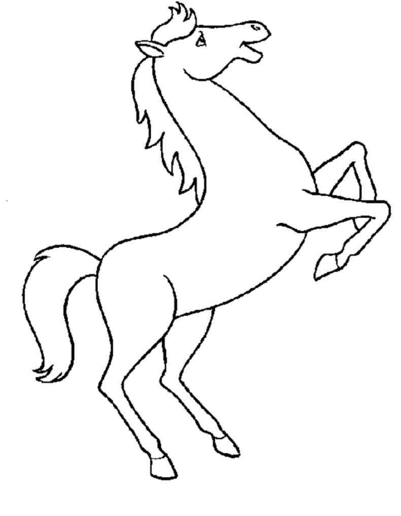 free coloring pages online horses - photo #23