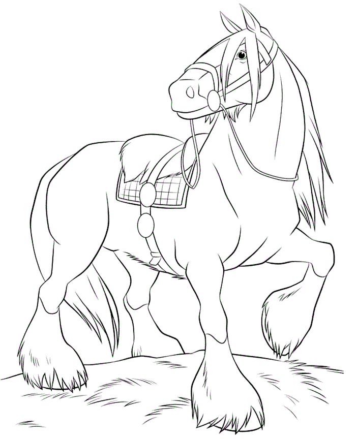 free coloring pages online horses - photo #15