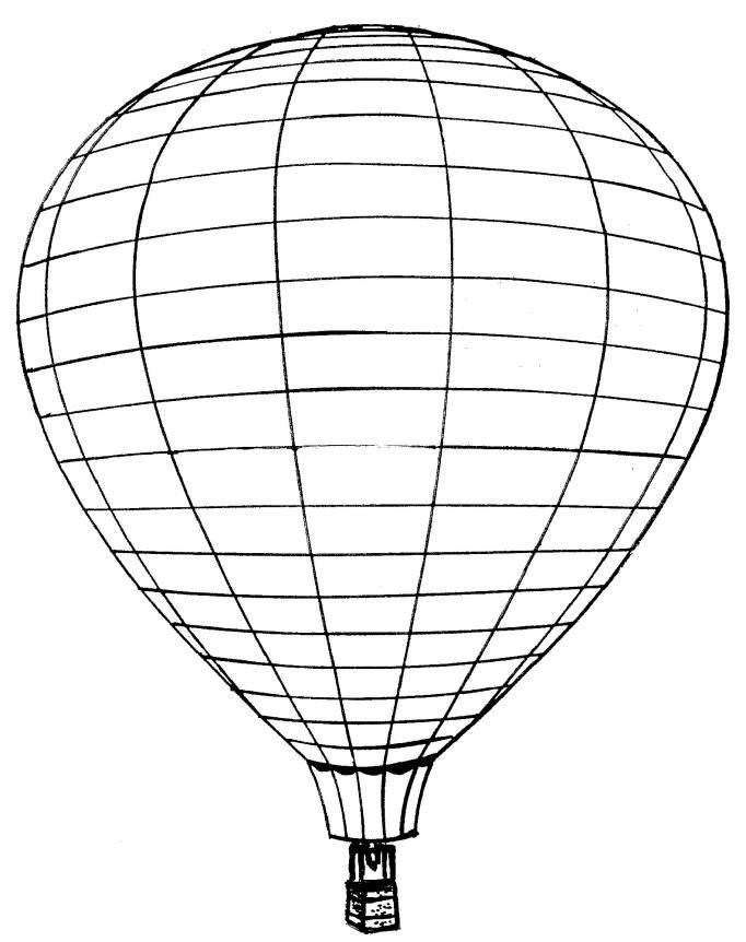 Free Printable Hot Air Balloon Coloring Pages