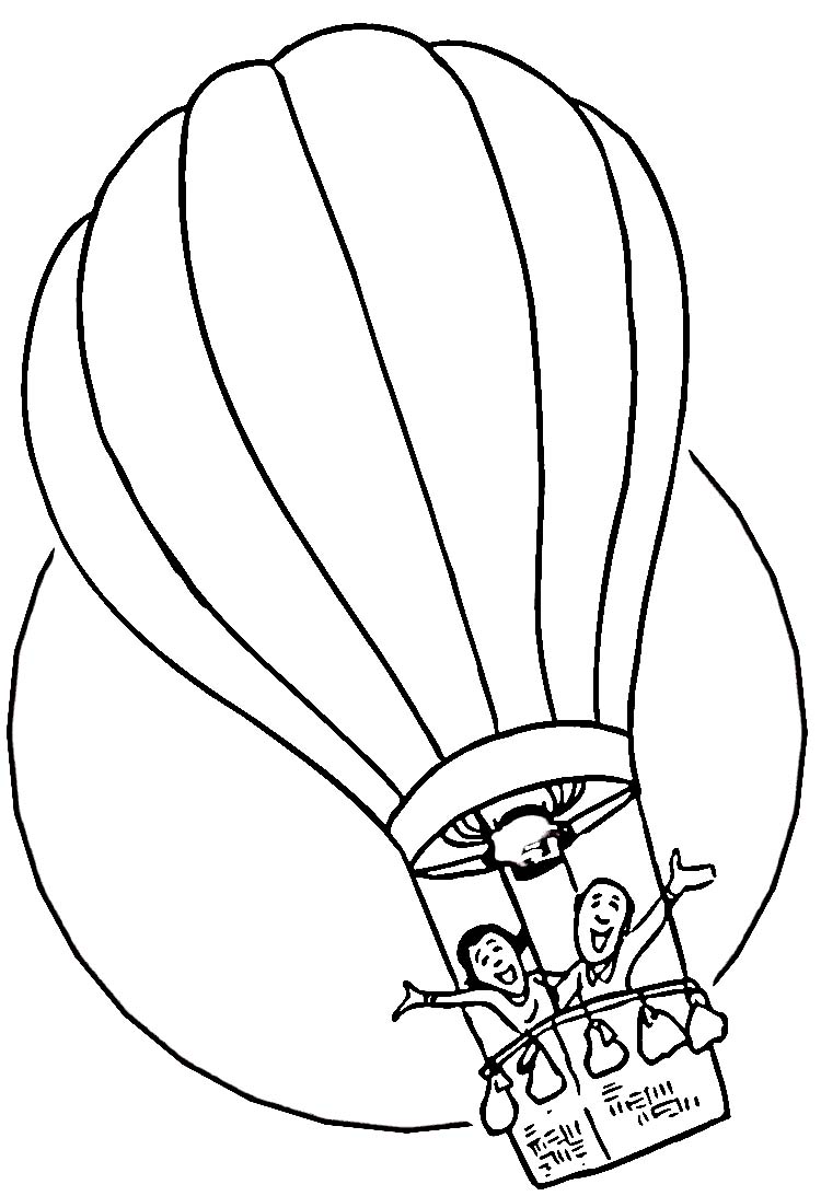 Free Printable Hot Air Balloon Coloring Pages For Kids Free Printable Hot Air Balloon Coloring Pages For Kids