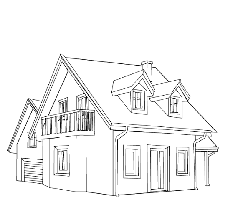 Gambar Free Printable House Coloring Pages Kids Houses Di Rebanas Rebanas