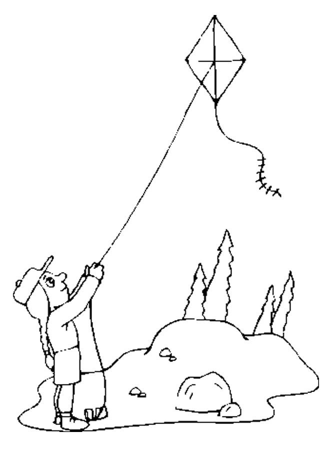 Free Printable Kite Coloring Pages For Kids Free Printable Kite Coloring Pages For Kids