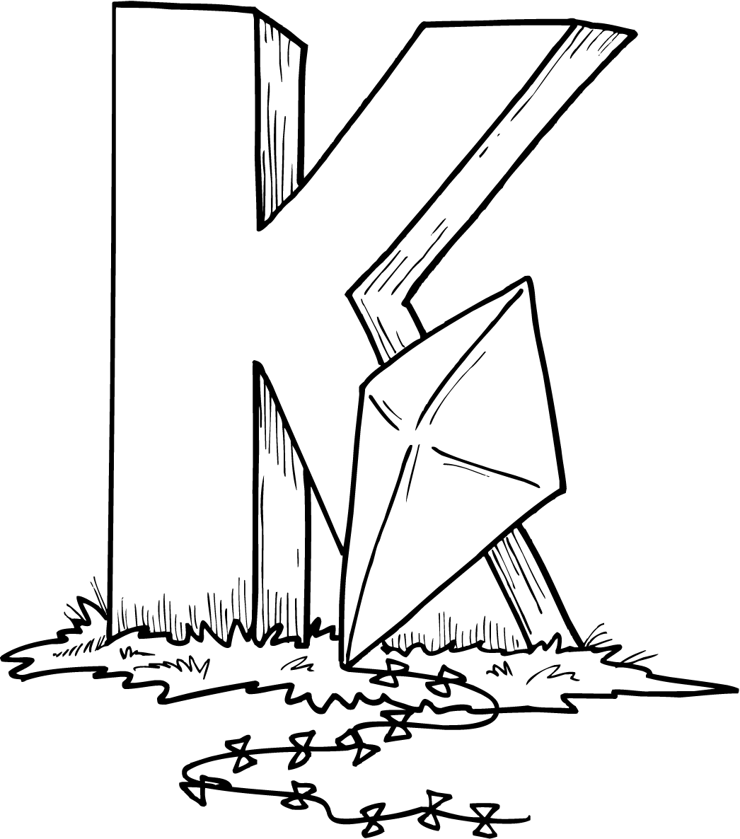 k coloring pages for kids - photo #22