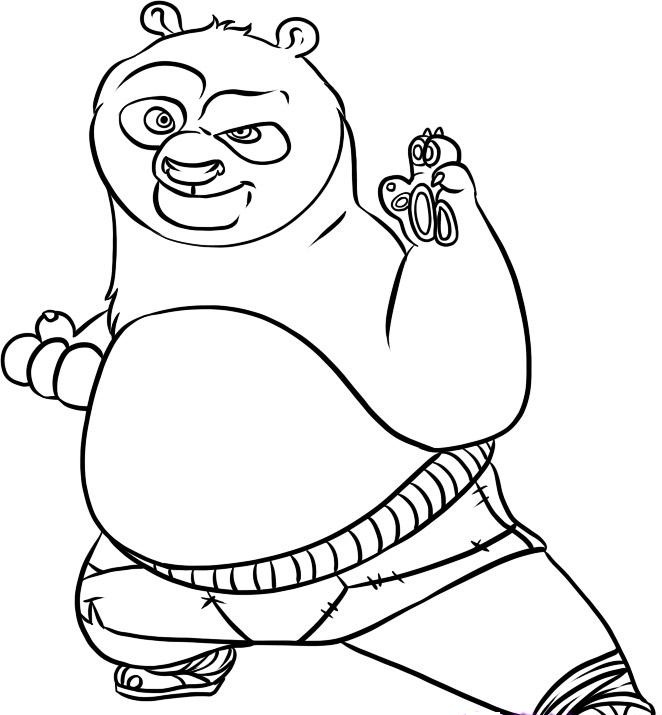 panda coloring pages drawing - photo #13